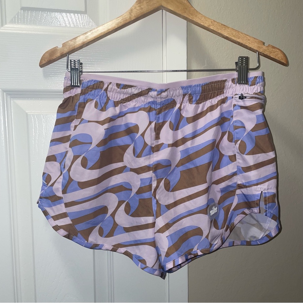 Nike Women's Athletic Shorts in Purple and Brown